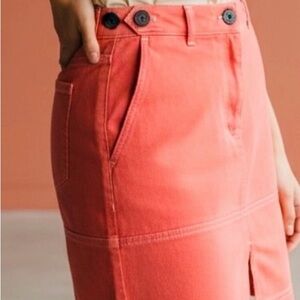 Wildfang Vibrant Denim Skirt NEW Size 2x